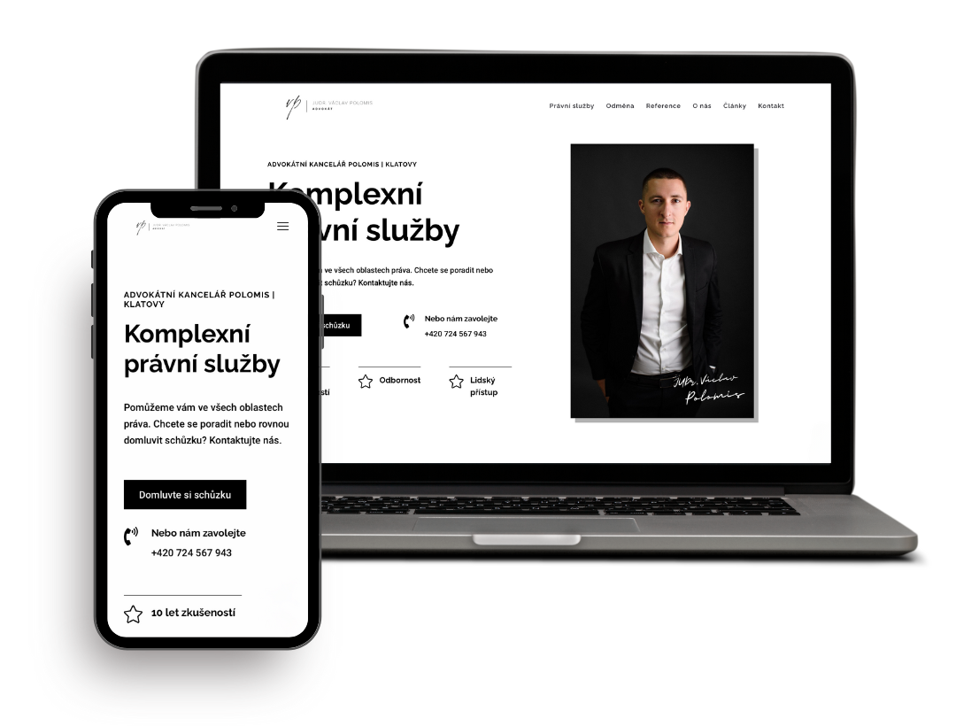 ukázka práce na webu
